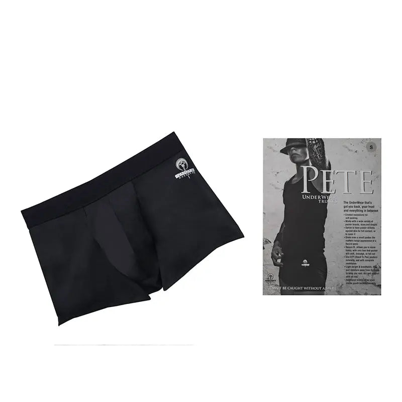 SpareParts Pete Trunks Nylon Packing Underwear Black Size 3XL  Harnesses