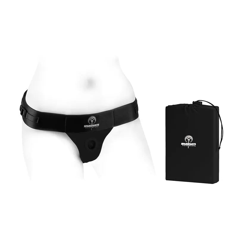 SpareParts Theo Single Strap Harness Black Size A  Harnesses