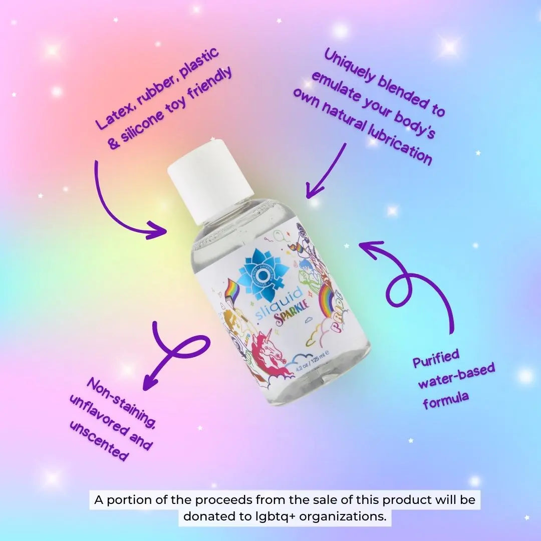Sparkle Pride Lube 4.2oz  Lubes, Lotions and Accessories