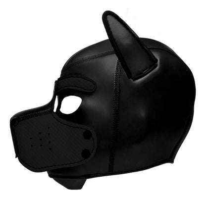 Spike Neoprene Puppy Hood - Black BDSM Pet Play  BDSM Pet Play
