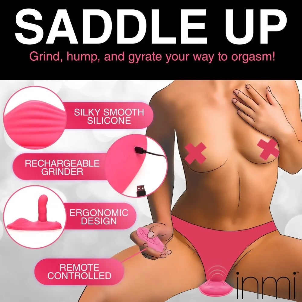 Spin n' Grind Rotating and Vibrating Silicone Sex Grinder  Grinders and Tribbing Toys