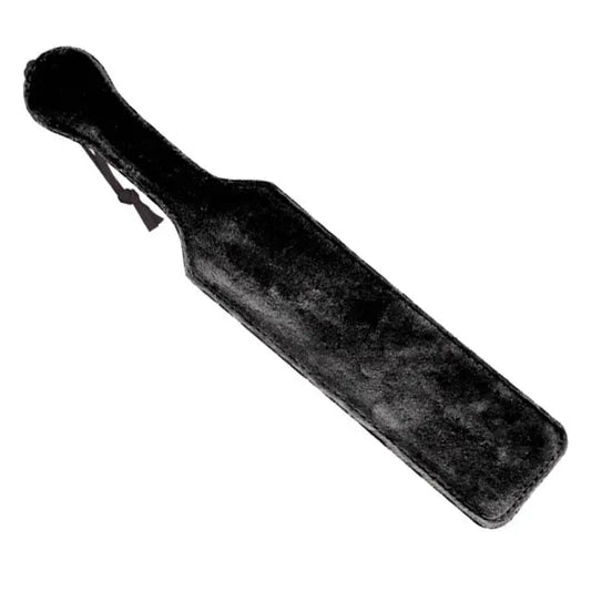 Sportsheets Dual-Sided Leather & Fur Paddle  Fetish - Whips Crops & Paddles
