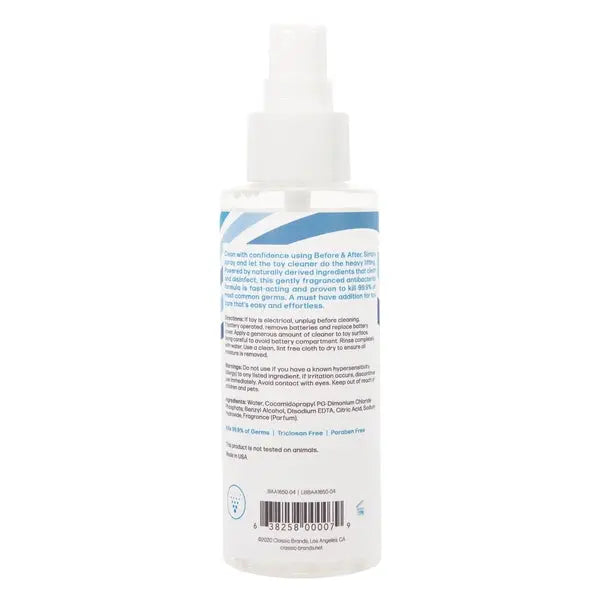Spray Toy Cleaner Refresh 4oz | 120mL  Lubes, Lotions and Accessories