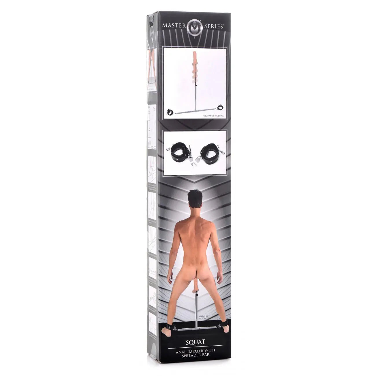 Squat Anal Impaler with Spreader Bar and Cuffs BDSM Furniture  Dungeon Furniture and Accessories