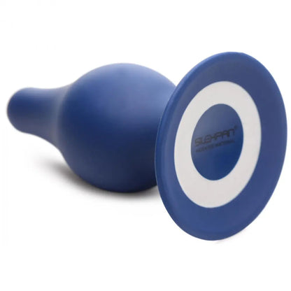 Squeezable Tapered Large Anal Plug Sex Toy - Blue Body Safe Butt Plug  Anal Plug Sex Toy