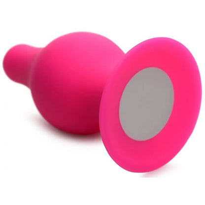 Squeezable Tapered Small Anal Plug Sex Toy - Pink Silicone Butt Plug  Anal Plug Sex Toy