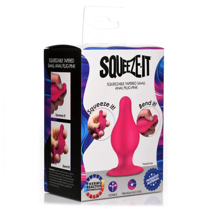 Squeezable Tapered Small Anal Plug Sex Toy - Pink Silicone Butt Plug  Anal Plug Sex Toy