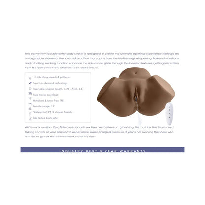 Squirt For Me Realistic Squirting Stroker Male Sex Toy  Male Masturbators - Sex Toys for Men - Vaginas and Body Parts