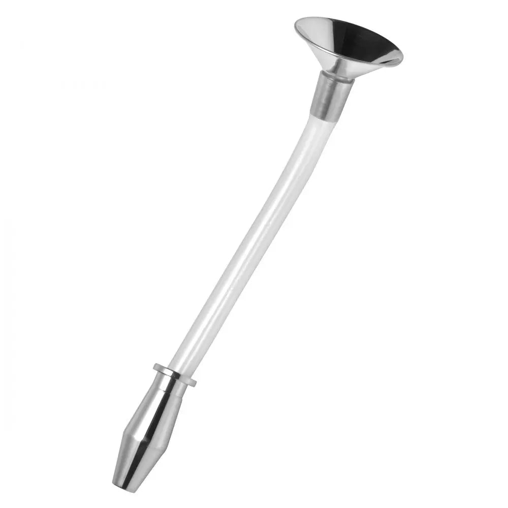 Stainless Steel Ass Funnel with Hollow Anal Plug Gaping Butt Plug  Metal Toys