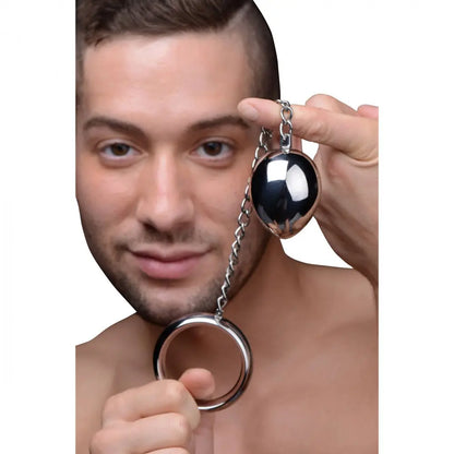 Stainless Steel Cock Ring and Anal Plug Sex Toy for Men  Metal Anal Plug Sex Toy