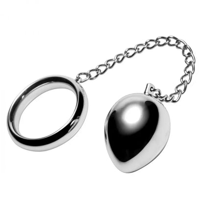 Stainless Steel Cock Ring and Anal Plug Sex Toy for Men  Metal Anal Plug Sex Toy