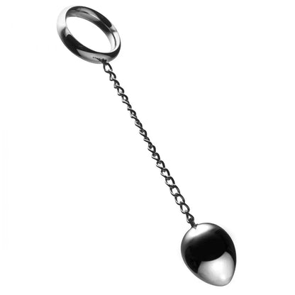 Stainless Steel Cock Ring and Anal Plug Sex Toy for Men  Metal Anal Plug Sex Toy