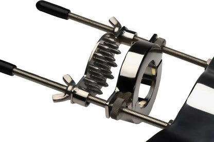 Stainless Steel Humbler with Ball Crusher Cock and Ball Torture BDSM  Cock and Ball Torture