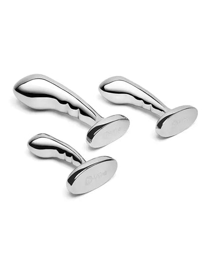 Stainless Steel P-Spot Training Set Prostate Plug Kit Metal Prostate Massager Sex Toy  Anal