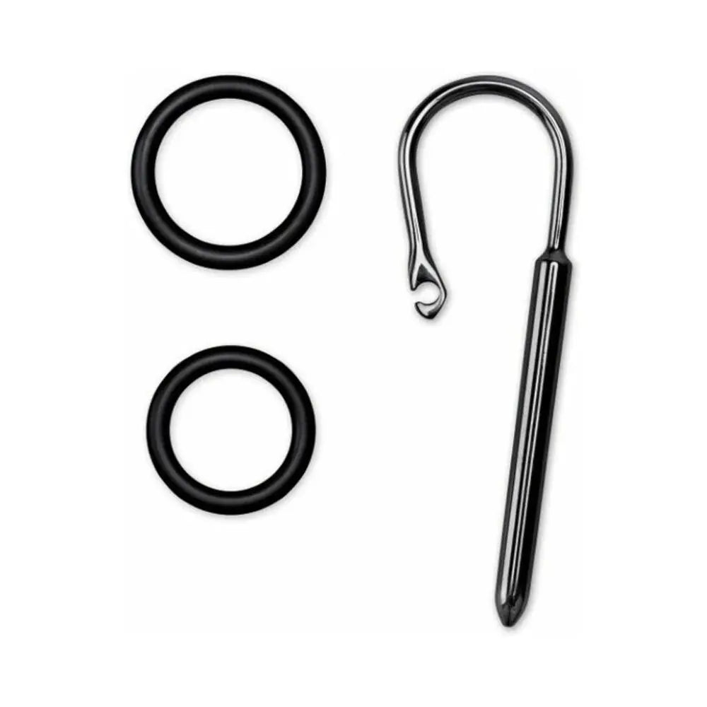 Stainless Steel Urethral Plug and Glans Ring  Fetish - Urethral