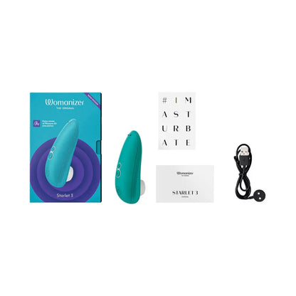 Starlet 3 Rechargeable Silicone Compact Pleasure Air Clitoral Stimulator  Suction Vibrators