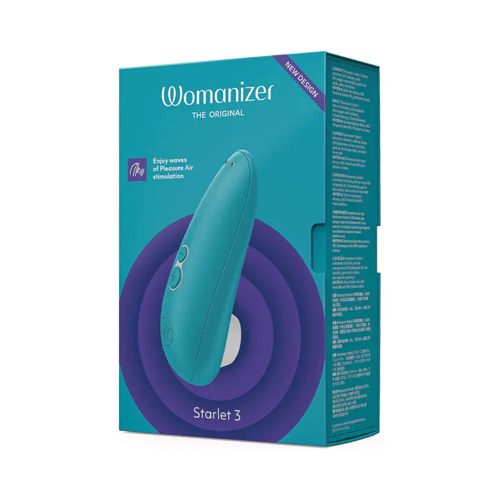 Starlet 3 Rechargeable Silicone Compact Pleasure Air Clitoral Stimulator  Suction Vibrators