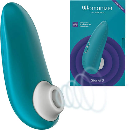 Starlet 3 Rechargeable Silicone Compact Pleasure Air Clitoral Stimulator  Suction Vibrators