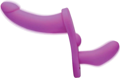 Strapless Strap-on with Harness - Double Penetration Vibrating Strap-on  Strap-Ons and Harnesses
