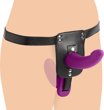 Strapless Strap-on with Harness - Double Penetration Vibrating Strap-on  Strap-Ons and Harnesses