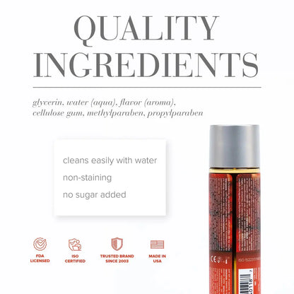 Strawberry Flavored Water-Based Lubricant 4 oz. JO H2O Strawberry Kisses  Lubes, Lotions and Accessories