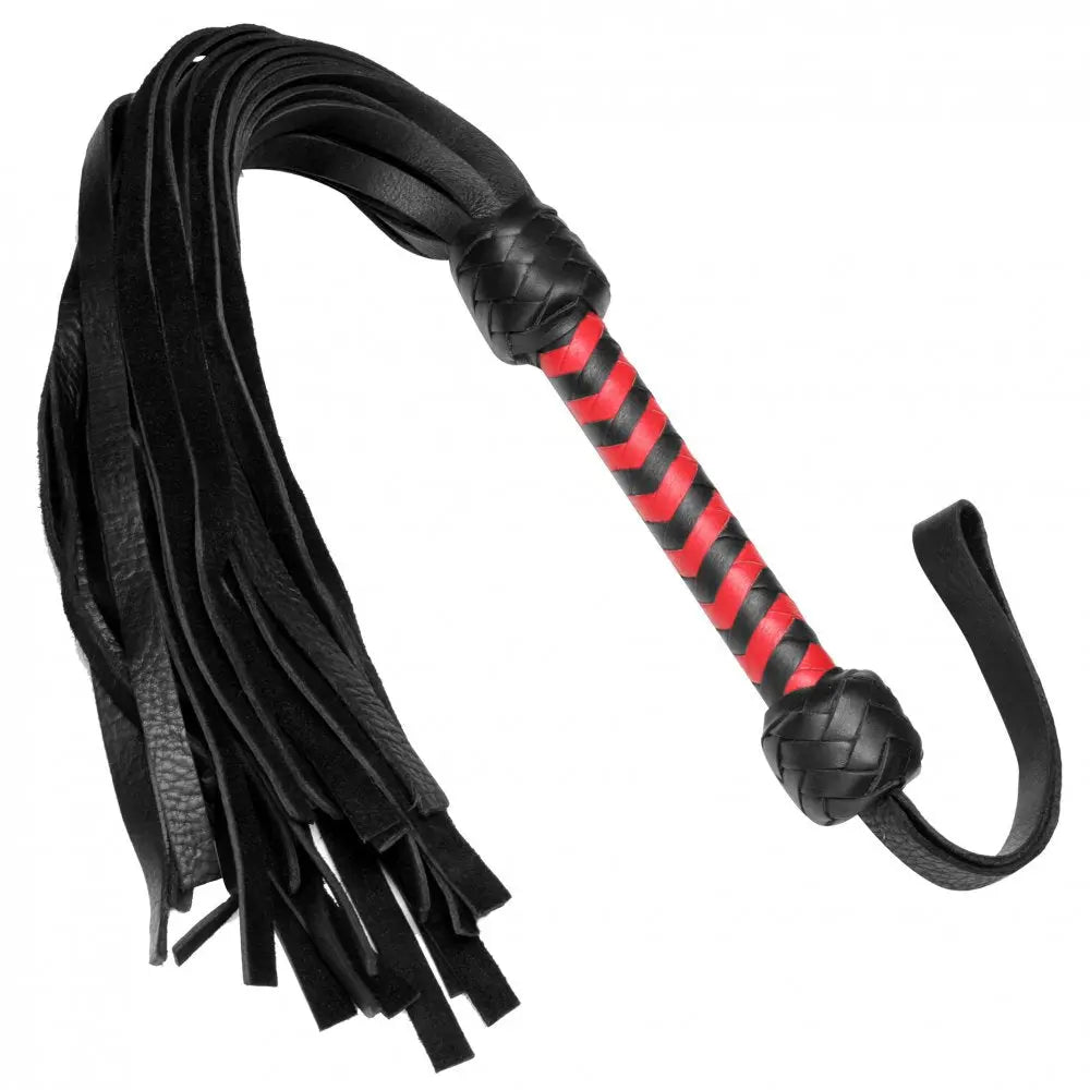 Strict Leather Bullhide Flogger Leather BDSM Spanking Flogger  Impact Play