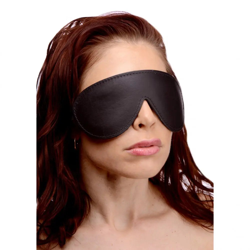 Strict Leather Padded Blindfold  Masks, Gags and Blindfolds