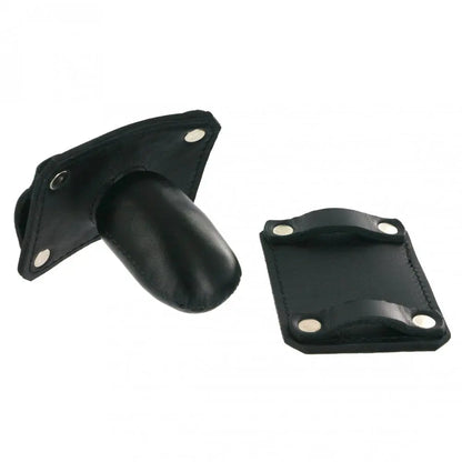 Strict Leather Premium Leather Bondage Muzzle with Blindfold and Gags  Bondage Hood