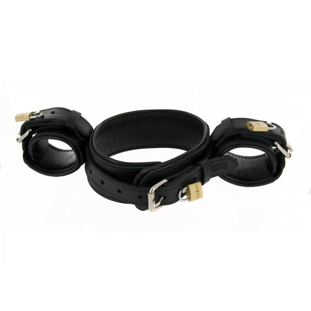 Strict Leather Premium Leather Wrist to Neck Restraint  Restraints and Cuffs
