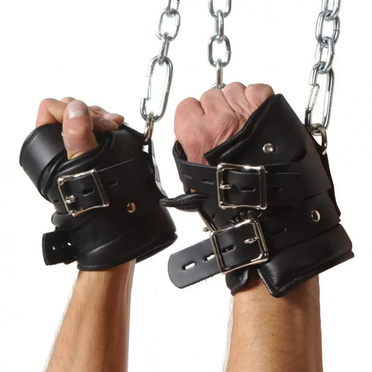 Strict Leather Premium Luxury Bondage Suspension Wrist Cuffs  Restraints and Cuffs