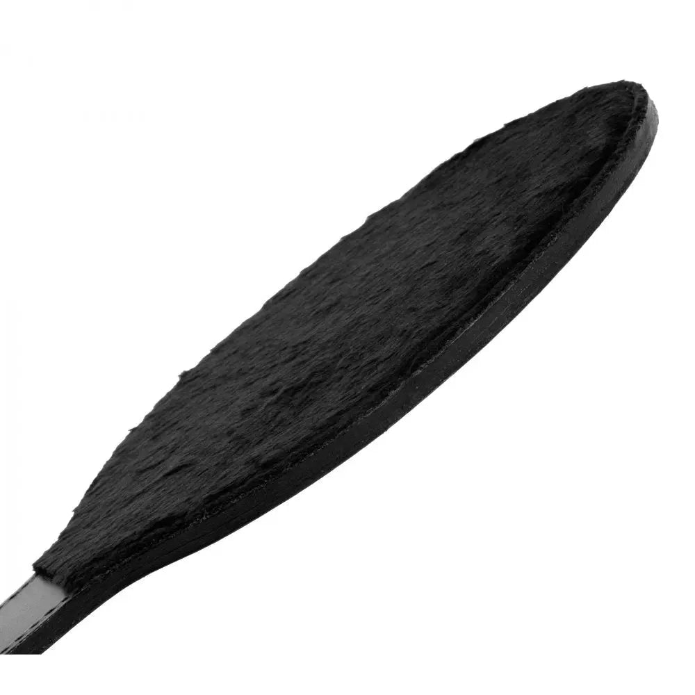 Strict Leather Round Fur Lined Paddle  Impact Play