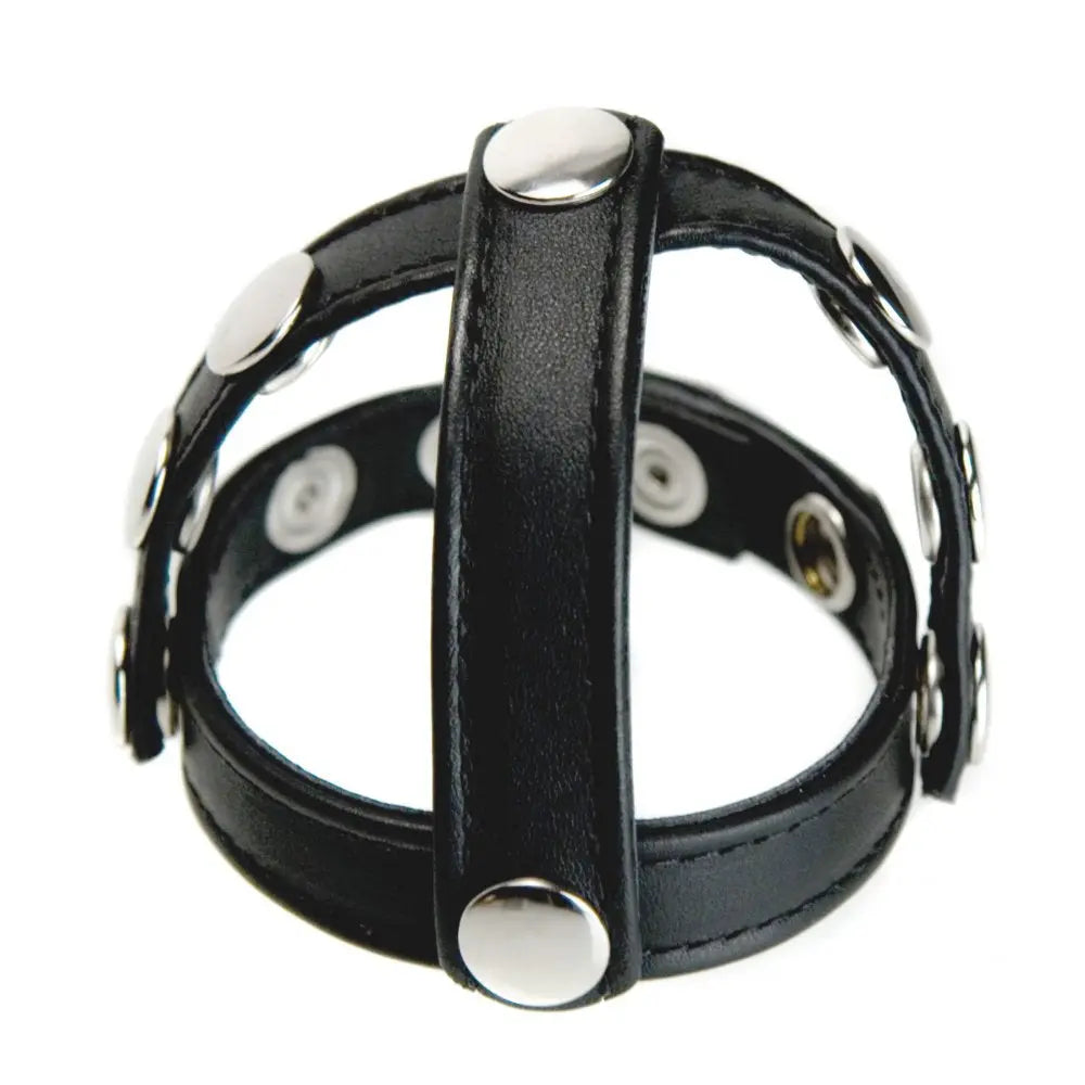 Strict Leather Snap-On Premium Leather Cock and Ball Harness  Bondage Harness