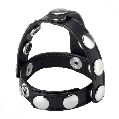 Strict Leather Snap-On Premium Leather Cock and Ball Harness  Bondage Harness