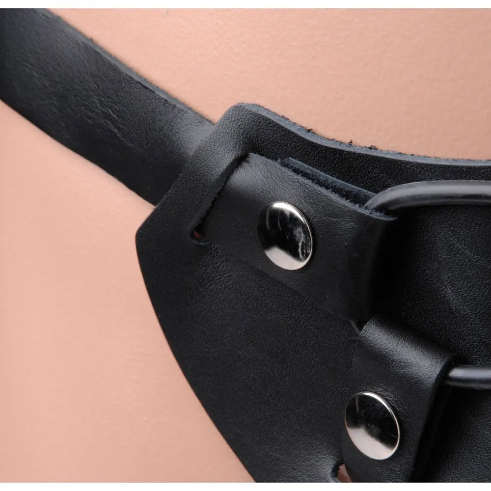 Strict Two-Strap Leather Dildo Harness Classic Strap-on Harness  Strap-Ons and Harnesses