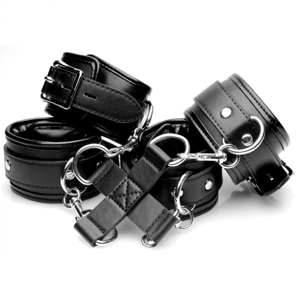 Strict Vegan Leather Hog-Tie Restraint System  Restraints and Cuffs