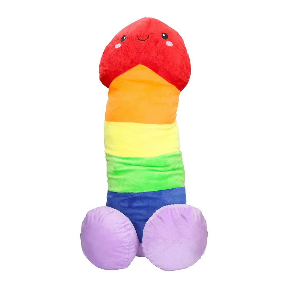 Stuffed Dick Dirty Santa Gift Penis Stuffy 24 in. Multicolor  Novelties - Gag Gifts