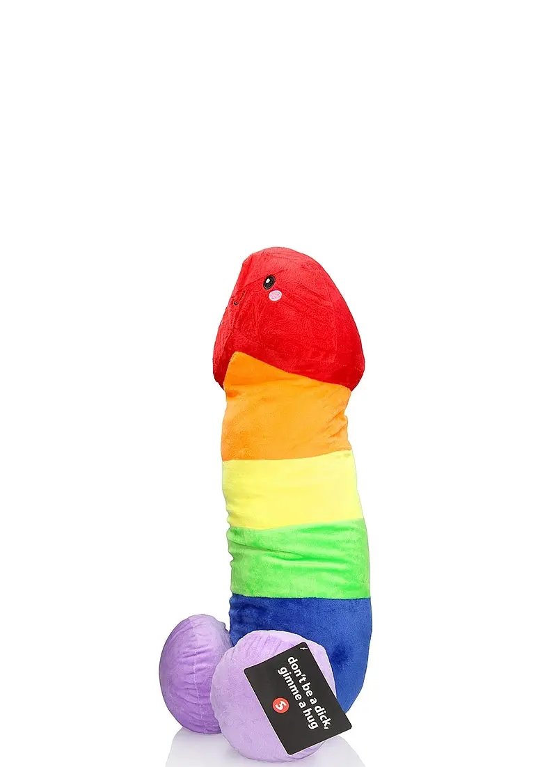 Stuffed Dick Dirty Santa Gift Penis Stuffy 24 in. Multicolor  Novelties - Gag Gifts
