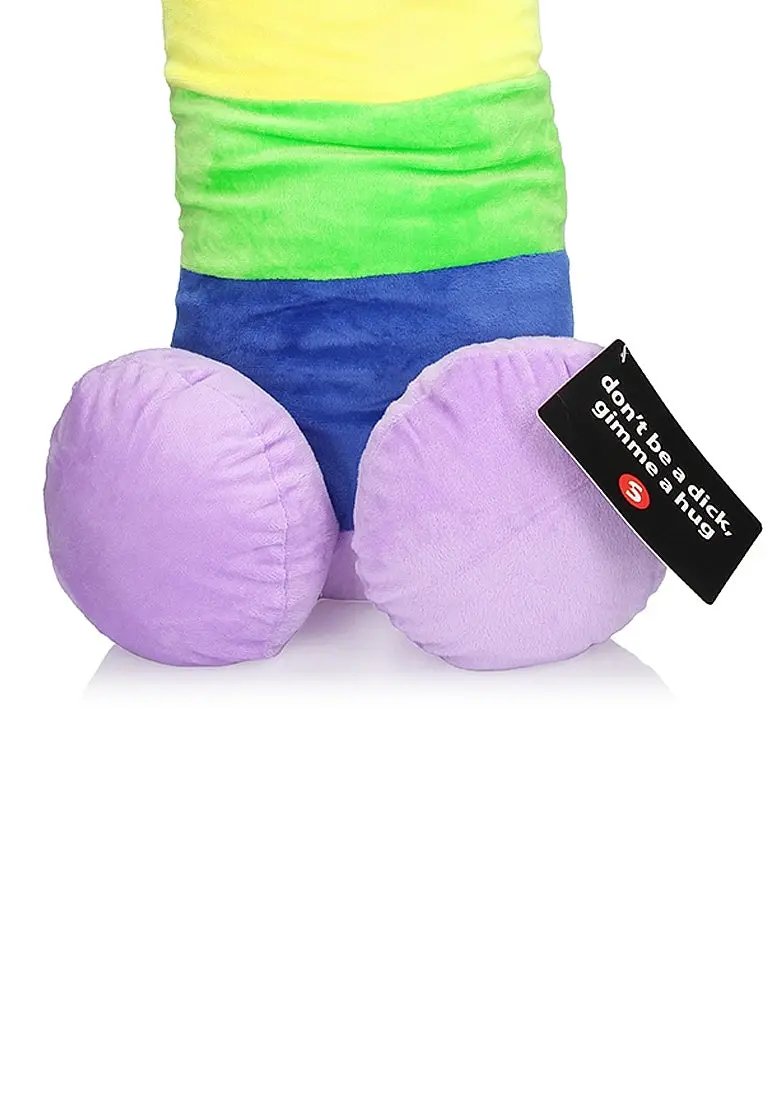 Stuffed Dick Dirty Santa Gift Penis Stuffy 24 in. Multicolor  Novelties - Gag Gifts