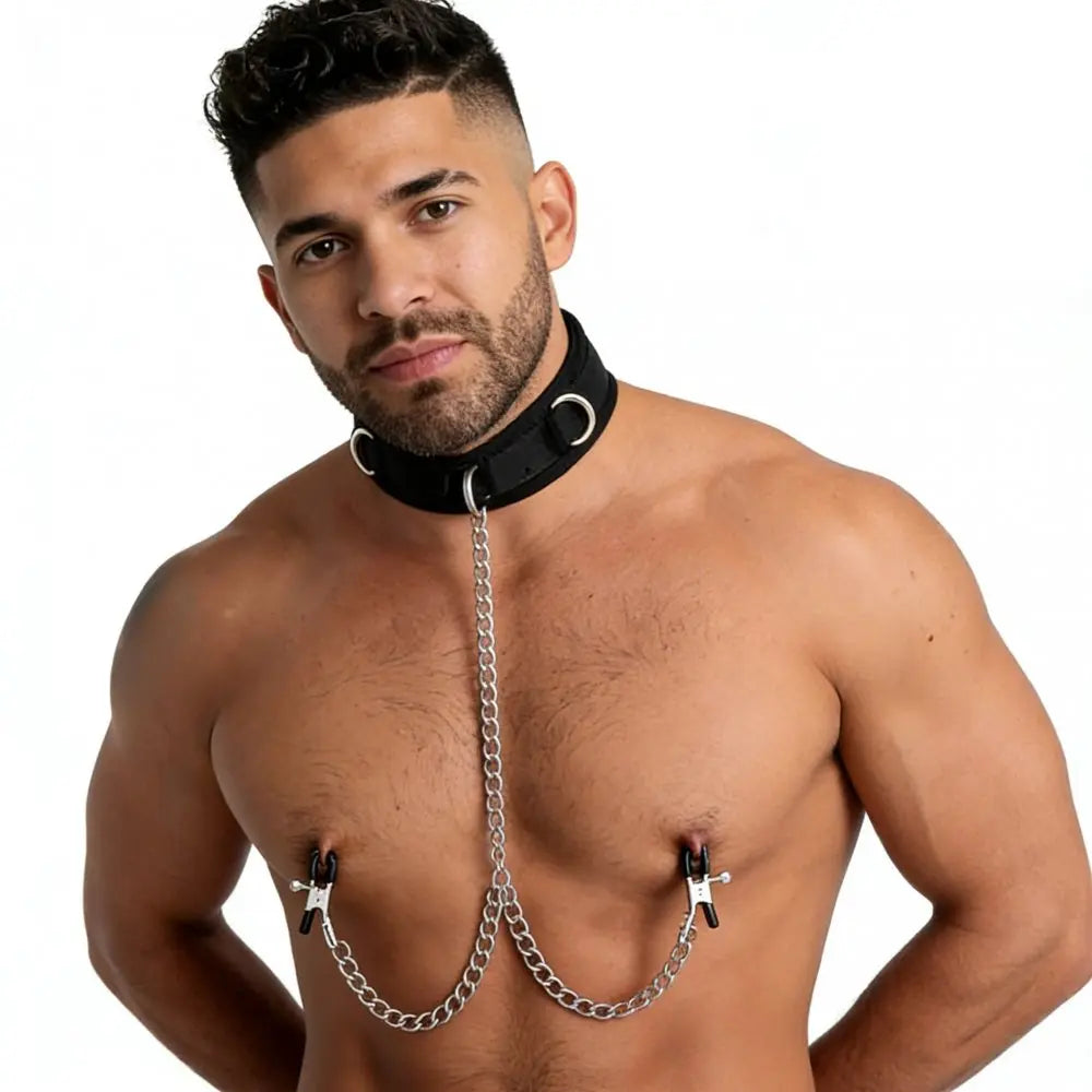 Submission Collar and Nipple Clamp Union  Collars and Leads