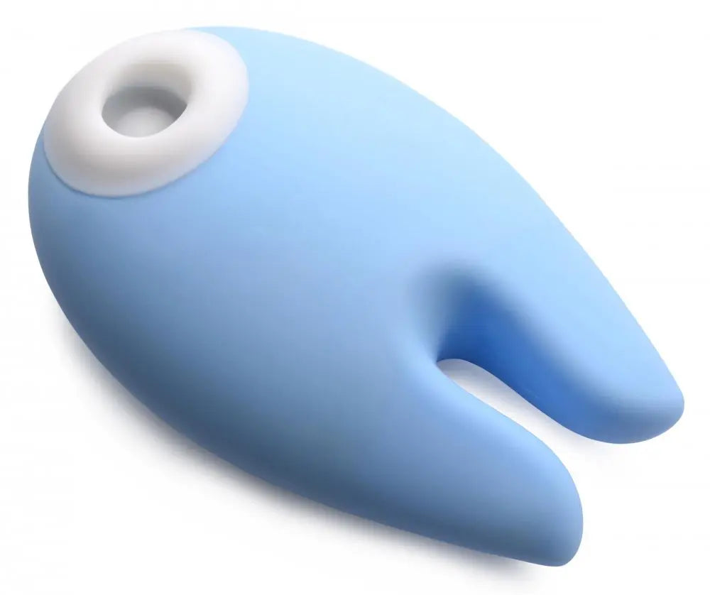 Sucky Bunny Silicone Clitoral  Stimulator - Blue  Suction Vibrators