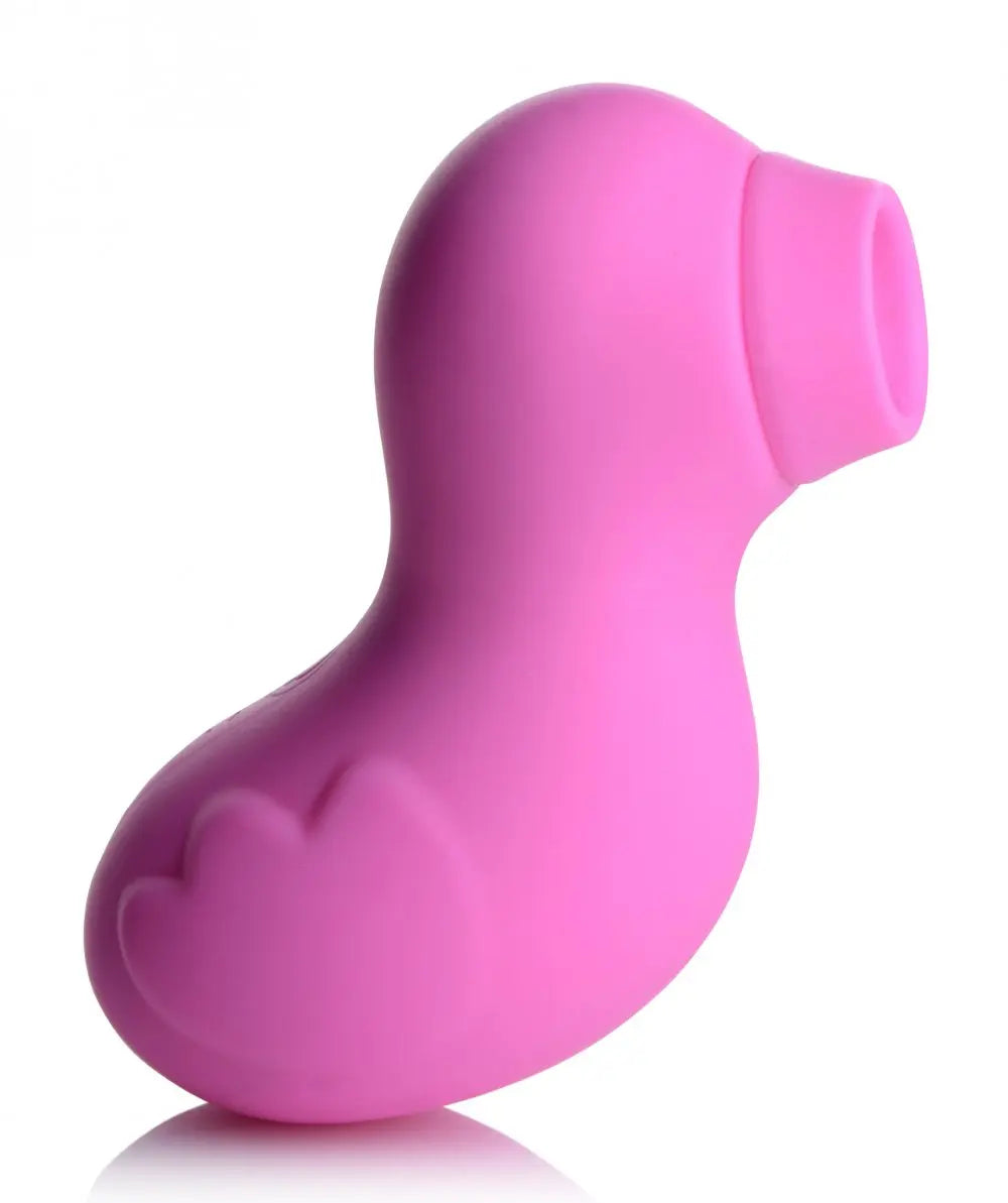 Sucky Ducky Silicone Clitoral Stimulator - Cute Pink Suction Vibrator  Suction Vibrators