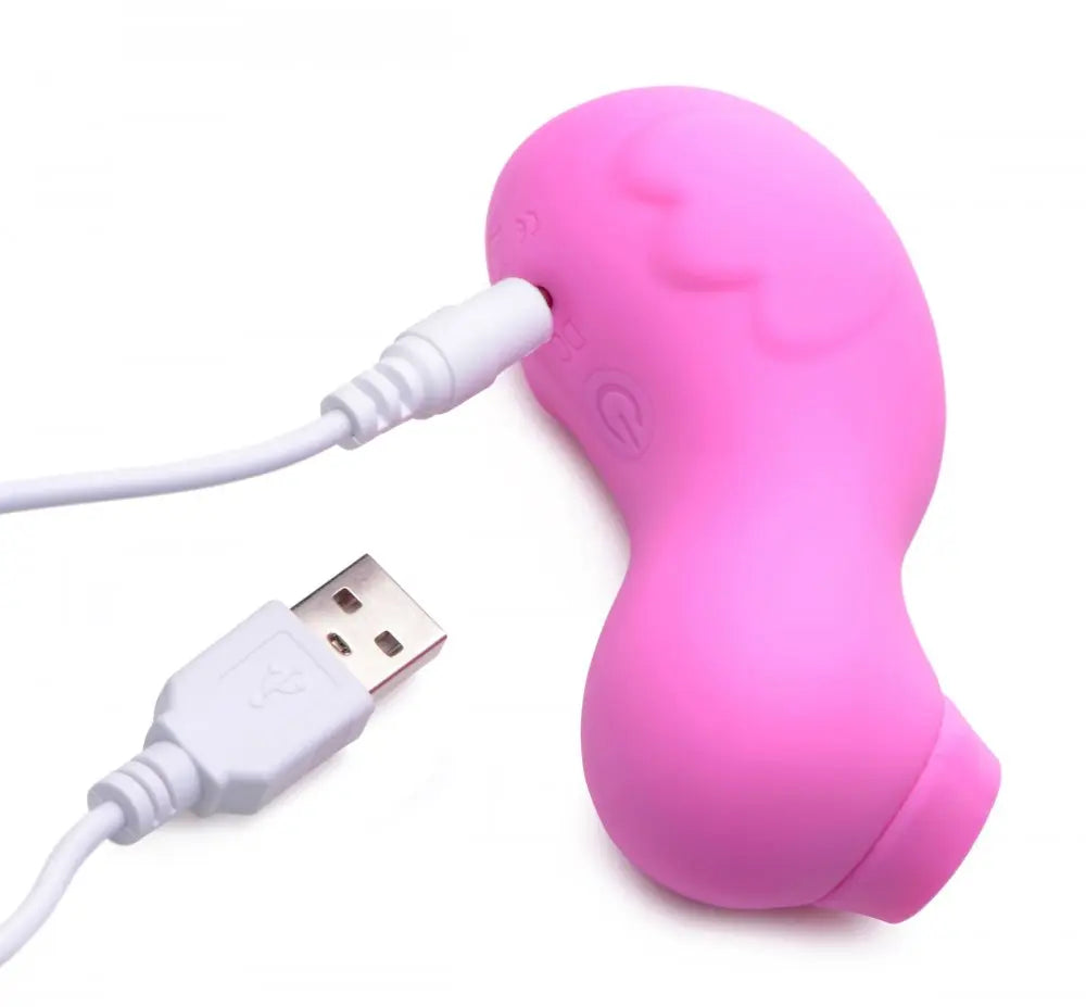 Sucky Ducky Silicone Clitoral Stimulator - Cute Pink Suction Vibrator  Suction Vibrators