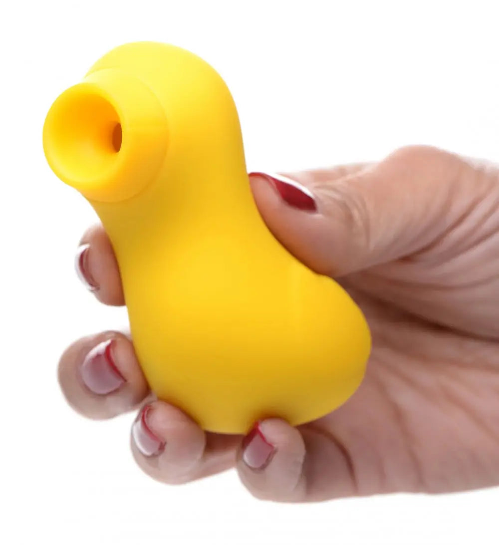 Sucky Ducky Silicone Clitoral Stimulator - Yellow Suction Vibrator  Suction Vibrators