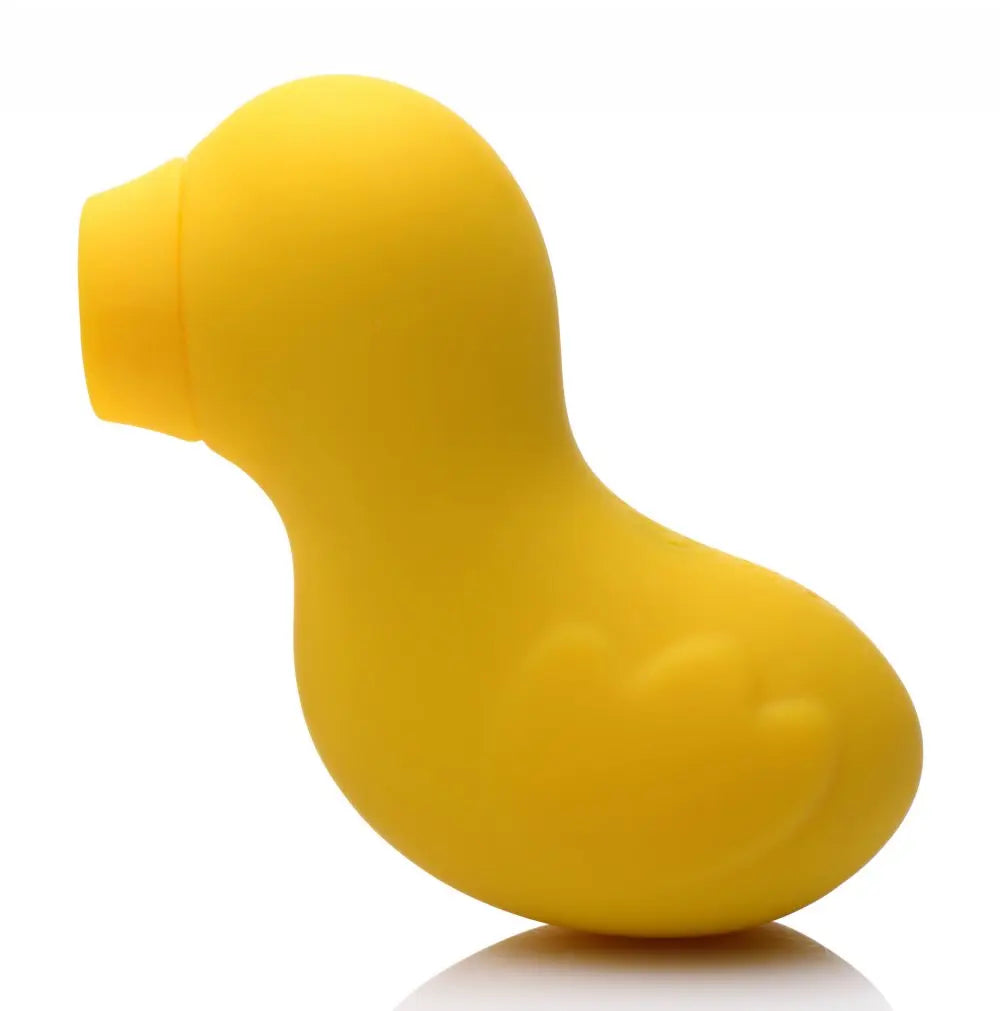 Sucky Ducky Silicone Clitoral Stimulator - Yellow Suction Vibrator  Suction Vibrators