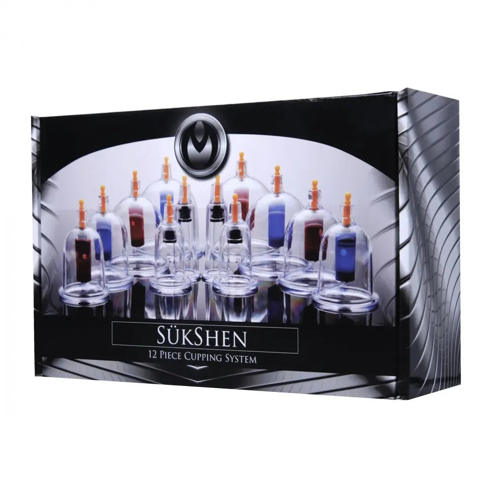 Sukshen 12 Piece Cupping Set  Nipple and Clit Toys