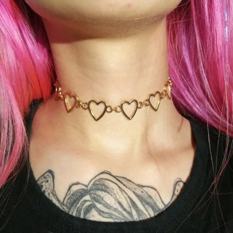 SweetHeart Love Choker Discreet BDSM Day Collar Submissive Jewelry  Collars and Leads