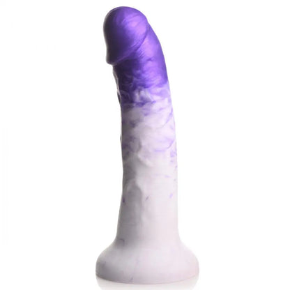 Swirl Realistic Silicone G-Spot Dildo Sex Toy - Purple  Dildos