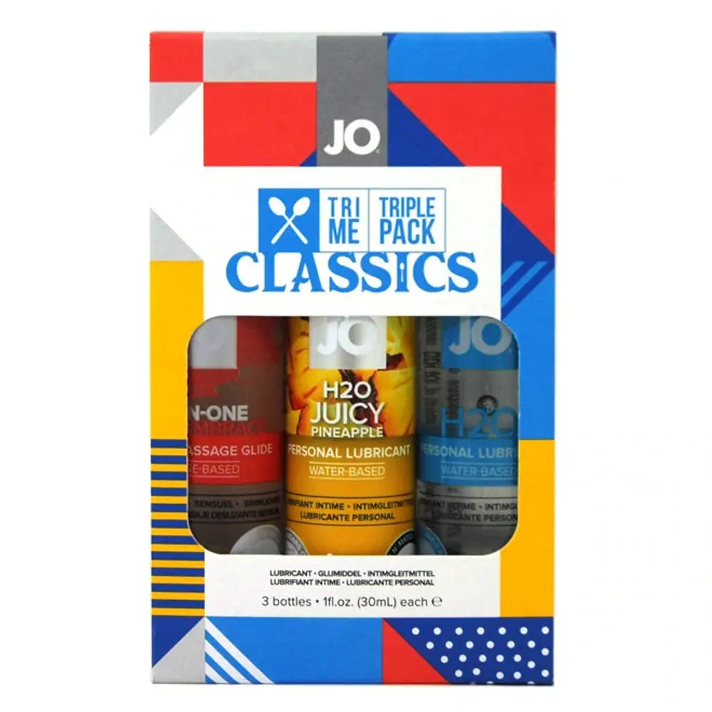 System Jo Tri-Me Triple Pack Classics  Lubes, Lotions and Accessories