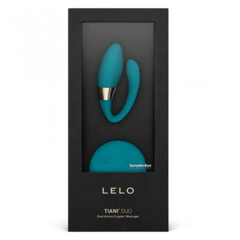 TIANI DUO Vibrating Couples Massager, Ocean Blue  Vibrators