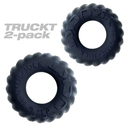 TRUCKT, 2-piece cockring - PLUS+SILICONE special edition - NIGHT  For Him